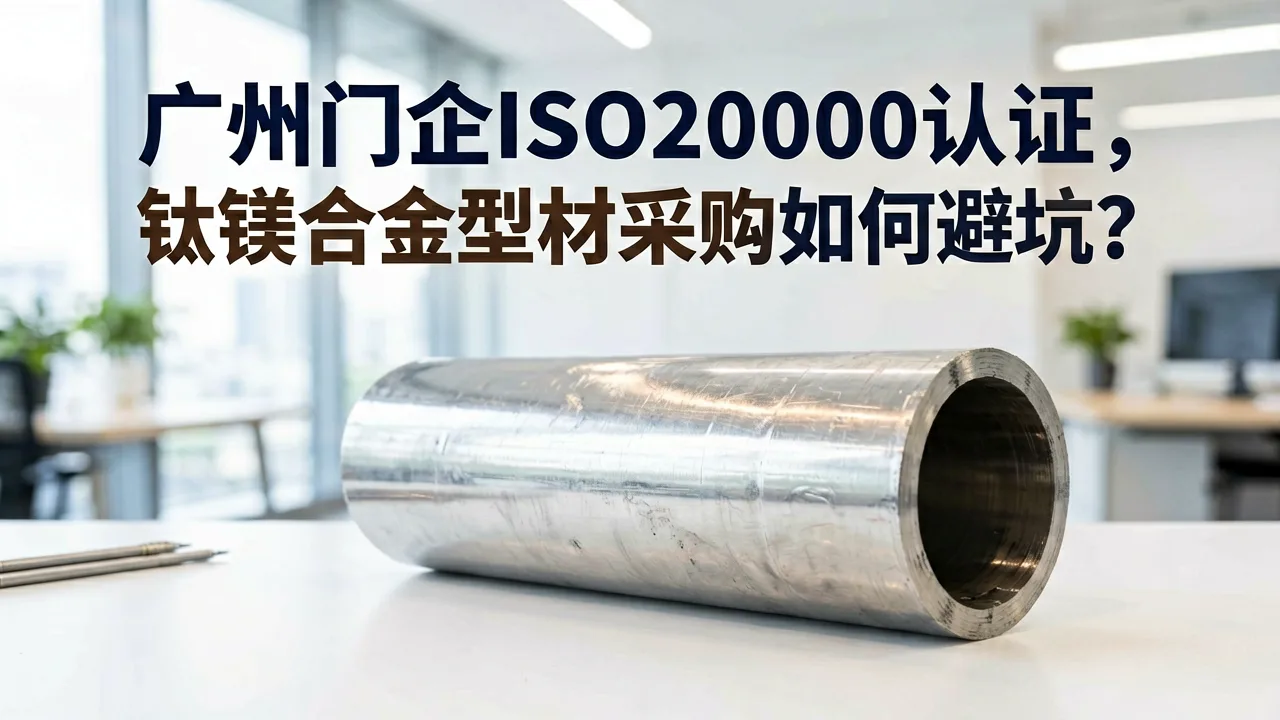 广州门企ISO20000认证，钛镁合金型材采购如何避坑？